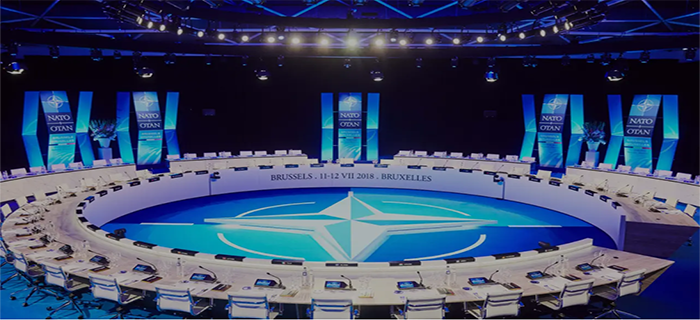 Hệ thống âm thanh hội nghị Bosch tại Hội nghị thượng đình NATO Brussels Bỉ năm 2018
