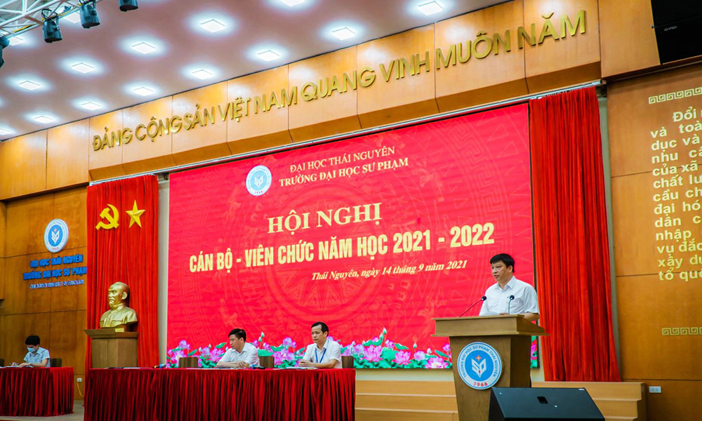 Màn hình LED hội trường tại Đại học sư phạm Thái Nguyên