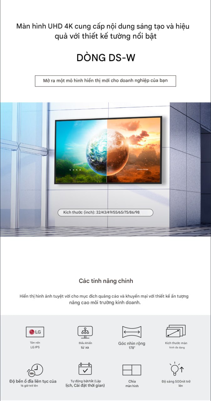 Signage SYS-SWH-65NA