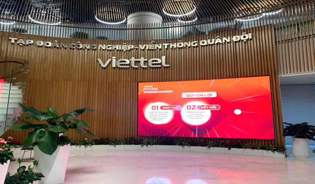 Dự án triển khai lắp đặt màn hình LED cho Tập đoàn Công nghiệp – Viễn thông Quân đội