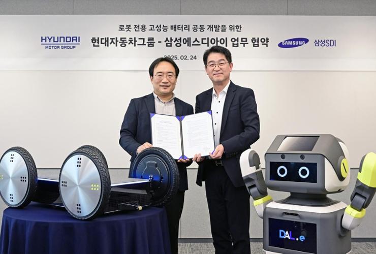 Samsung SDI Hợp Tác Với Hyundai, Kia Phát Triển Pin Chuyên Dụng Cho Robot