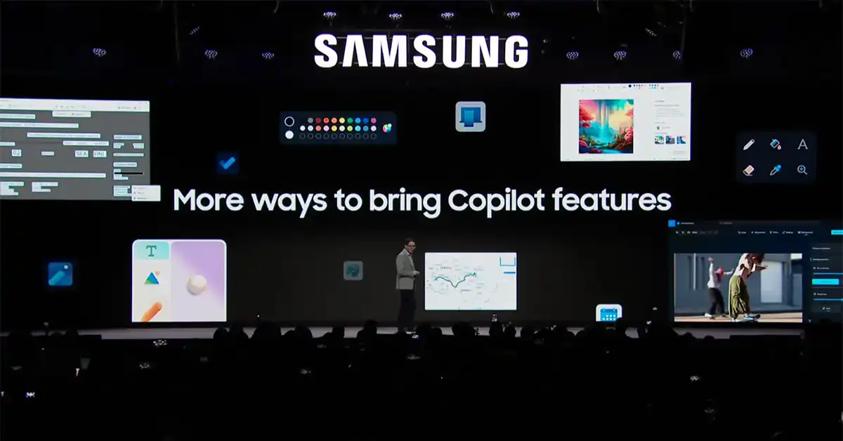 Samsung Electronics tích hợp AI Copilot của Microsoft vào TV, màn hình LCD